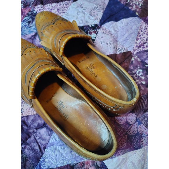 Vintage Allen Edmonds Wakefield Leather Shoes Mens 11.5 Chestnut Brown USA Made main image 10